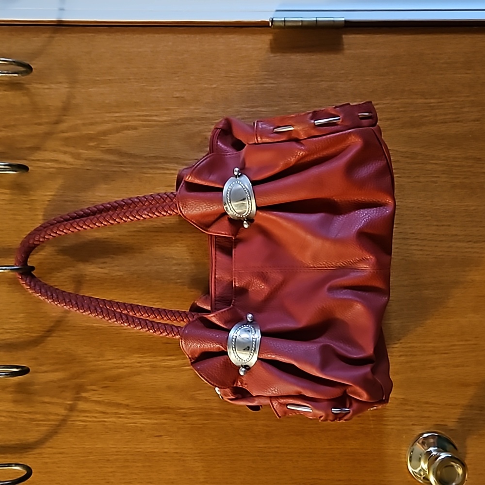 Cato Brand / Red Faux Leather Bag